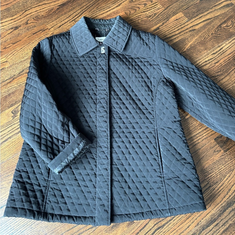 Calvin Klein | Quilted Black Jacket | XL